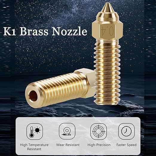 Creality 10PCS K1 Brass Nozzle