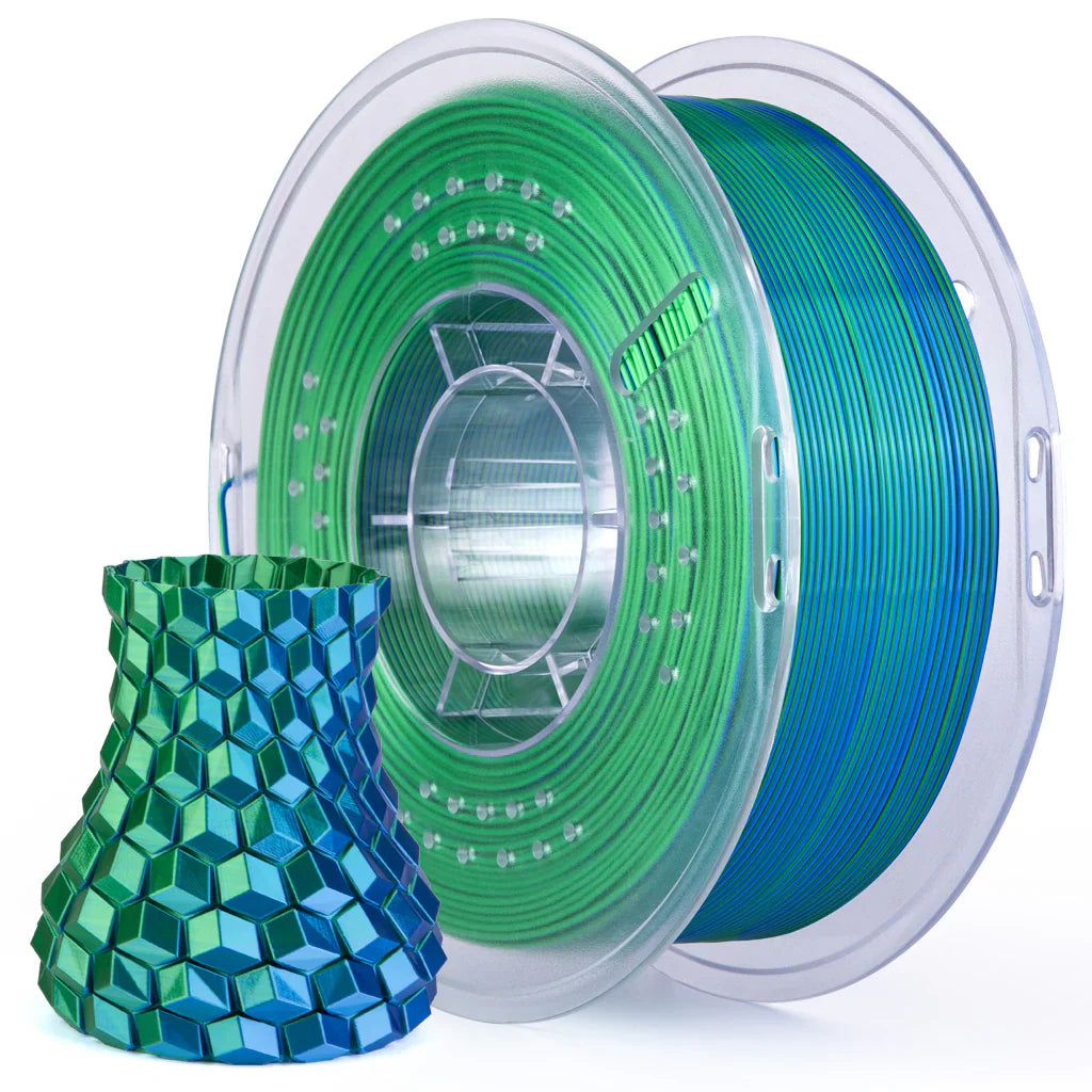 Blue/Green SILK PLA