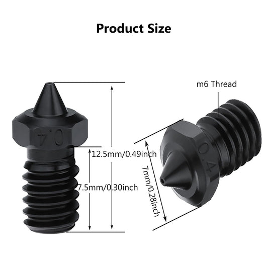 Prusa Nozzle Hardened Steel 0.4mm